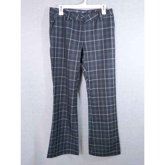 🎉 3/$20 👯♀️Host Pick⚡️Hammer Brand Girl Chequered Pants - Picture 2 of 8